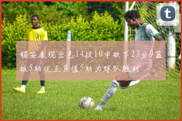 锡安表现出色14投10中砍下23分9篮板5助攻正负值5助力球队胜利